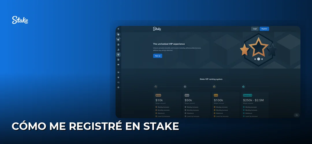 Cómo Me Registré en Stake