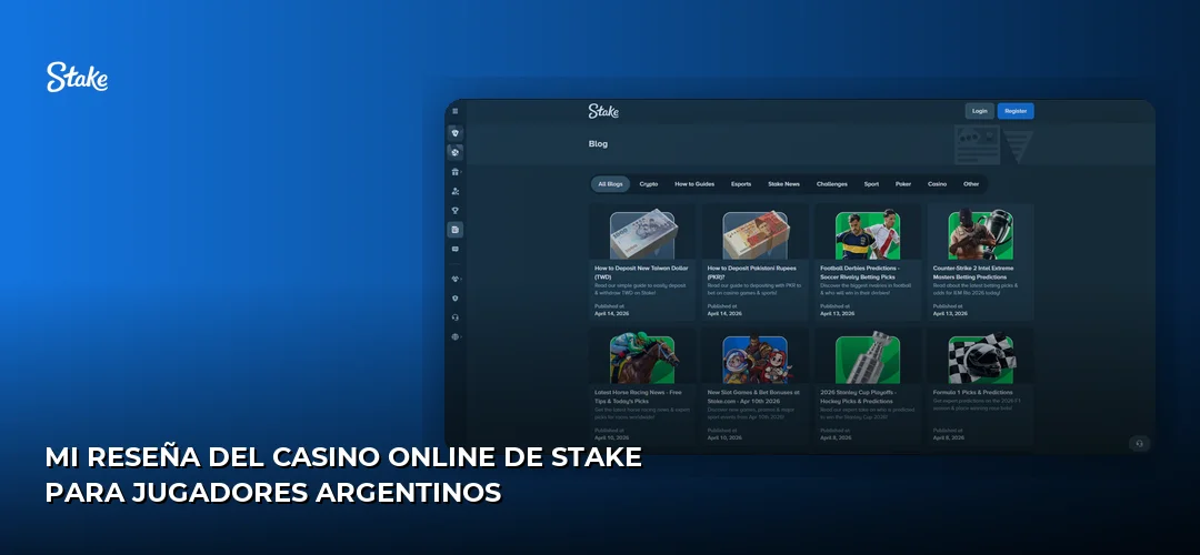 Mi Reseña del Casino Online de Stake para Jugadores Argentinos